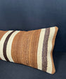 Turkish Hemp Pillow Cushion Natural Beige Brown Cushion Cover 14x40 #30454