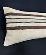 Turkish Hemp Pillow Cushion Natural Beige Brown Cushion Cover 14x40 #30511