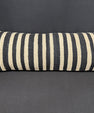 Turkish Hemp Pillow Cushion Natural Beige Black Cushion Cover 14x40 #30449