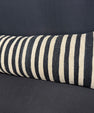 Turkish Hemp Pillow Cushion Natural Beige Black Cushion Cover 14x40 #30449