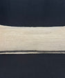 Turkish Hemp Pillow Cushion Natural Beige Black Cushion Cover 14x40 #30523