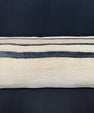 Turkish Hemp Pillow Cushion Natural Beige Black Cushion Cover 14x40 #30431