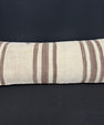 Turkish Hemp Pillow Cushion Natural Beige Brown Cushion Cover 14x40 #30521