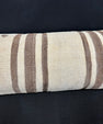 Turkish Hemp Pillow Cushion Natural Beige Brown Cushion Cover 14x40 #30521