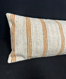 Turkish Hemp Pillow Cushion Natural Beige Brown Cushion Cover 14x40 #30498