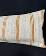 Turkish Hemp Pillow Cushion Natural Beige Brown Cushion Cover 14x40 #30498