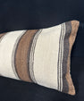 Turkish Hemp Pillow Cushion Natural Beige Brown Cushion Cover 14x40 #30505