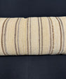 Turkish Hemp Pillow Cushion Natural Beige Brown Cushion Cover 14x40 #30434