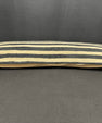 Turkish Hemp Pillow Cushion Natural Beige Black Cushion Cover 14x40 #30459
