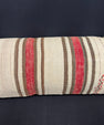 Turkish Hemp Pillow Cushion Natural Beige Red Cushion Cover 14x40 #30522