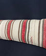 Turkish Hemp Pillow Cushion Natural Beige Red Cushion Cover 14x40 #30522