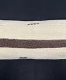 Turkish Hemp Pillow Cushion Natural Beige Brown Cushion Cover 14x40 #30460