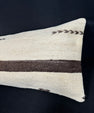 Turkish Hemp Pillow Cushion Natural Beige Brown Cushion Cover 14x40 #30460