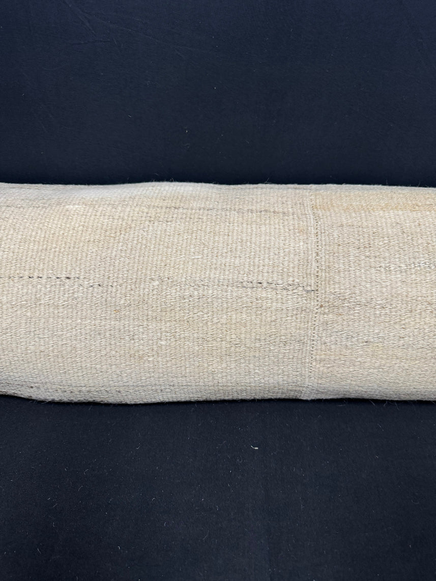 Turkish Hemp Pillow Cushion Natural Beige Cushion Cover 14x40 #30501