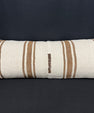 Turkish Hemp Pillow Cushion Natural Beige Brown Cushion Cover 14x40 #30494