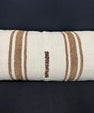 Turkish Hemp Pillow Cushion Natural Beige Brown Cushion Cover 14x40 #30494