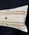 Turkish Hemp Pillow Cushion Natural Beige Brown Cushion Cover 14x40 #30495