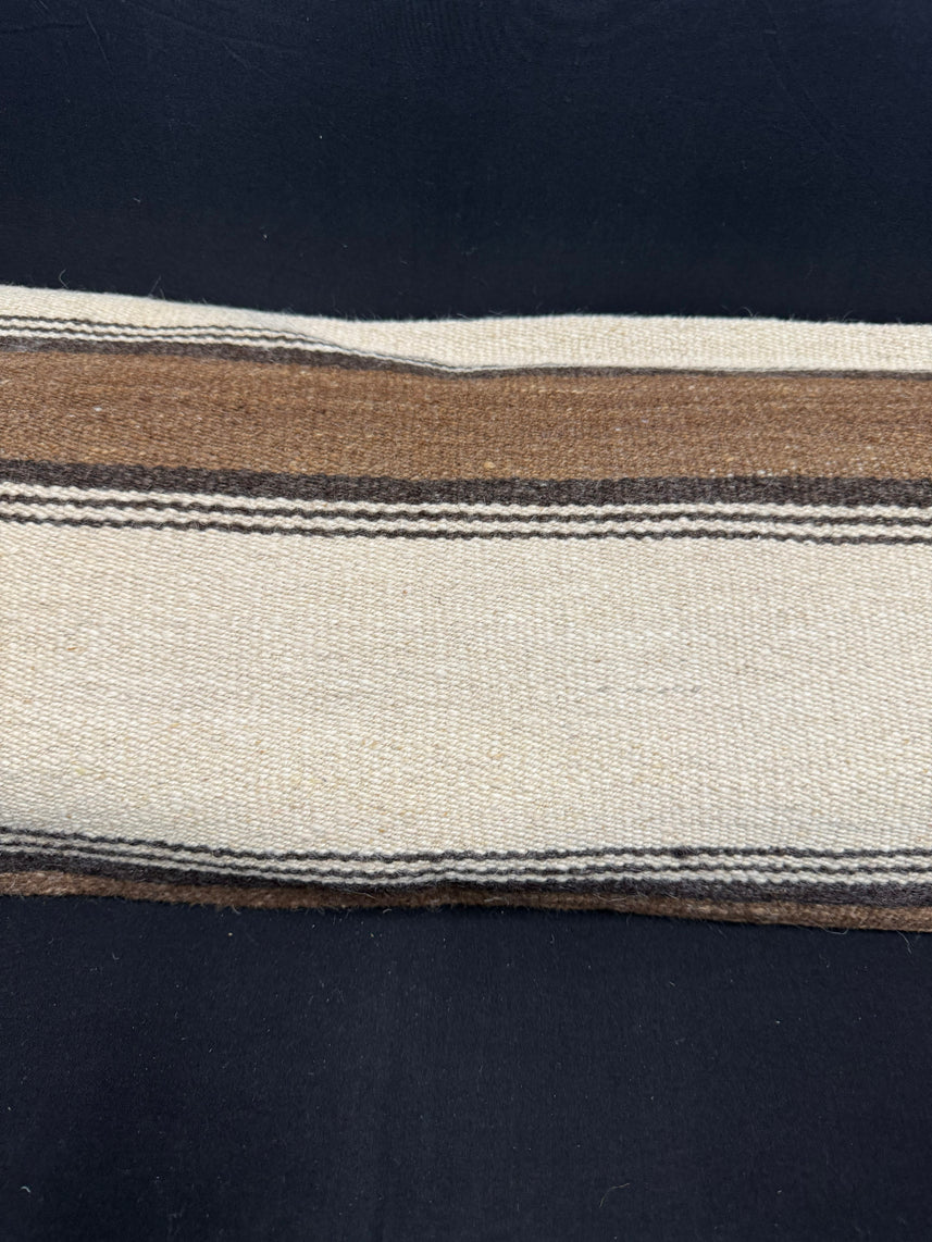 Turkish Hemp Pillow Cushion Natural Beige Brown Cushion Cover 14x40 #30513