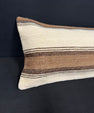 Turkish Hemp Pillow Cushion Natural Beige Brown Cushion Cover 14x40 #30514
