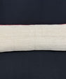 Turkish Hemp Pillow Cushion Natural Beige Red Cushion Cover 14x40 #30516
