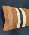 Turkish Hemp Pillow Cushion Natural Beige Brown Cushion Cover 14x40 #30508