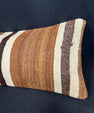 Turkish Hemp Pillow Cushion Natural Beige Brown Cushion Cover 14x40 #30508
