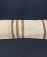 Turkish Hemp Pillow Cushion Natural Beige Brown Cushion Cover 14x40 #30517