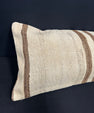 Turkish Hemp Pillow Cushion Natural Beige Brown Cushion Cover 14x40 #30517