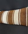 Turkish Hemp Pillow Cushion Natural Beige Brown Cushion Cover 14x40 #30497