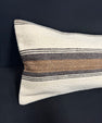 Turkish Hemp Pillow Cushion Natural Beige Brown Cushion Cover 14x40 #30499