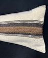 Turkish Hemp Pillow Cushion Natural Beige Brown Cushion Cover 14x40 #30499