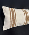 Turkish Hemp Pillow Cushion Natural Beige Brown Cushion Cover 14x40 #30496