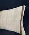 Turkish Hemp Pillow Cushion Natural Beige Brown Cushion Cover 14x40 #30439