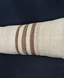 Turkish Hemp Pillow Cushion Natural Beige Brown Cushion Cover 14x40 #30439