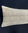 Turkish Hemp Pillow Cushion Natural Beige Cushion Cover 14x40 #30520