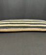 Turkish Hemp Pillow Cushion Natural Beige Black Cushion Cover 14x40 #30507
