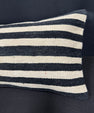 Turkish Hemp Pillow Cushion Natural Beige Black Cushion Cover 14x40 #30507