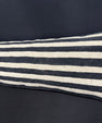 Turkish Hemp Pillow Cushion Natural Beige Black Cushion Cover 14x40 #30507