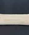 Turkish Hemp Pillow Cushion Natural Beige Black Cushion Cover 14x40 #30433