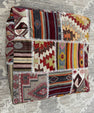 Turkish Kilim Ottoman Pouffe 39"x39"x12" #02-P