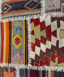 Turkish Kilim Ottoman Pouffe 39"x39"x12" #02-P