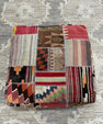 Turkish Kilim Ottoman Pouffe 39"x39"x12" #15-P