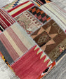 Turkish Kilim Ottoman Pouffe 39"x39"x12" #15-P