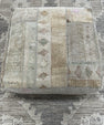 Turkish Kilim Ottoman Pouffe 39"x39"x12" #08-P