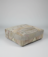 Turkish Kilim Ottoman Pouffe 39"x39"x12" #08-P