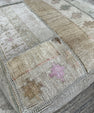 Turkish Kilim Ottoman Pouffe 39"x39"x12" #08-P