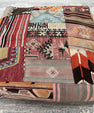 Turkish Kilim Ottoman Pouffe 39"x39"x12" #17-P