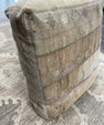 Turkish Kilim Ottoman Pouffe 39"x39"x12" #06-P