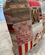 Turkish Kilim Ottoman Pouffe 39"x39"x12" #22-P