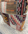 Turkish Kilim Ottoman Pouffe 39"x39"x12" #21-P